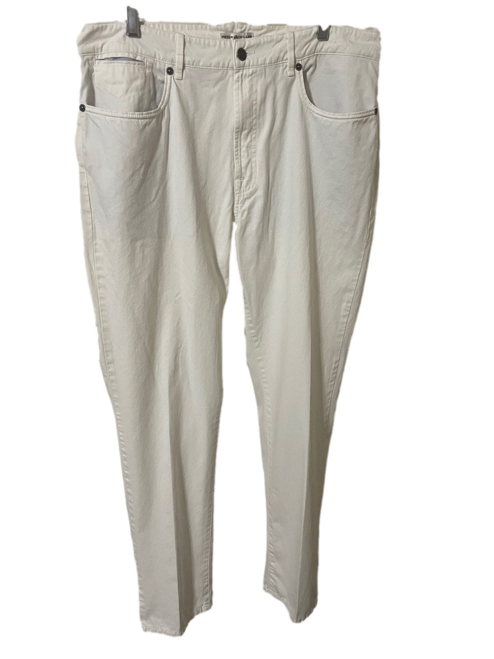 Peter Millar Cream Colour Prima Cotton Pants Size 36
